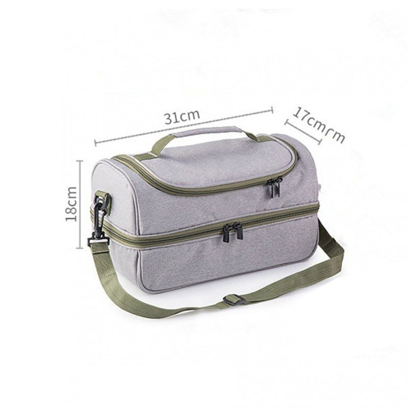 Portable Picnic Insulation Bag Custom Logo Cooler Lunch Thermo Bag Pouch School Food Storage Bags