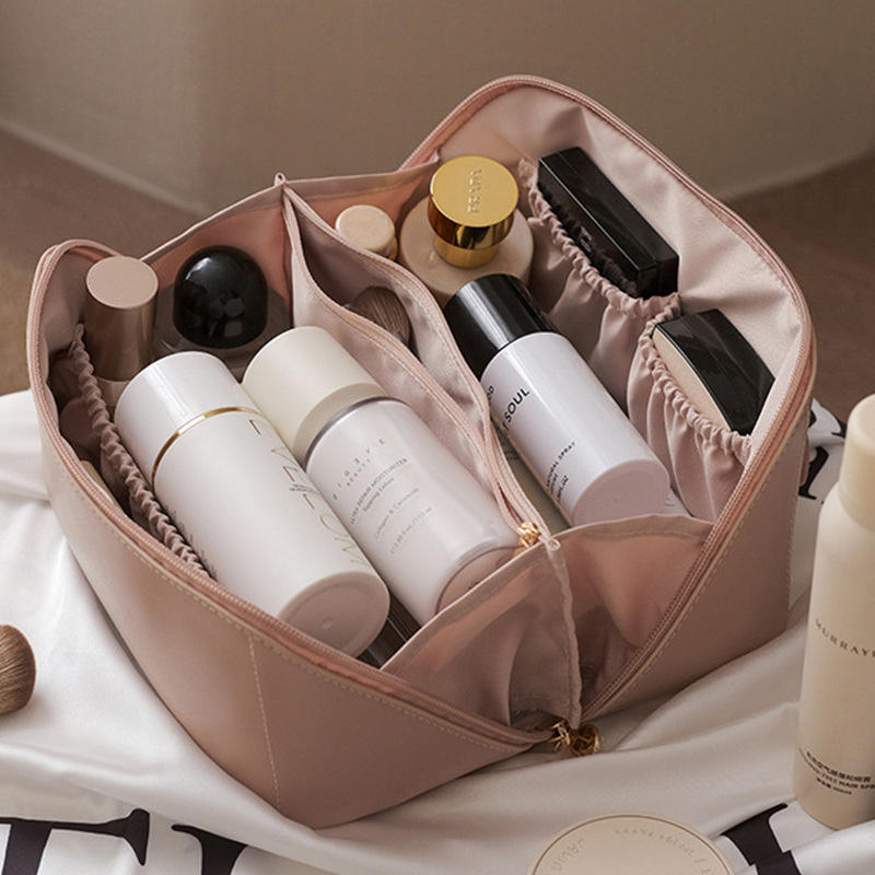 Women Wholesale Ladies Custom Pu Make up Pouch Cosmetic Bags Travel Makeup Bag