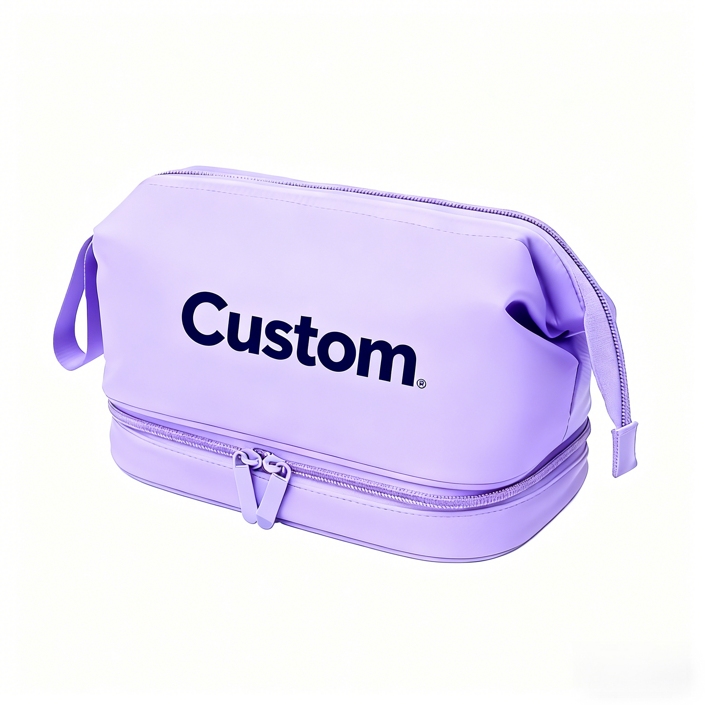 Large-capacity Double-Zip Makeup Toiletry Bag Portable MakeUp Organizer Case Lady Travel Waterproof Cosmetic Storage Bag