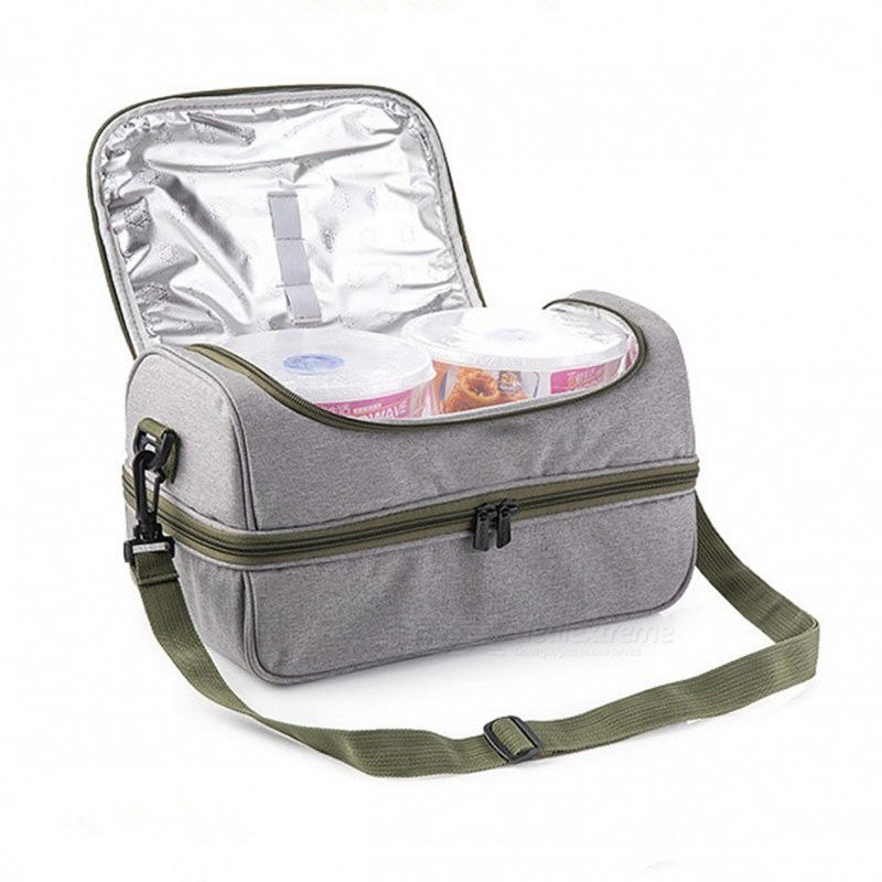 Portable Picnic Insulation Bag Custom Logo Cooler Lunch Thermo Bag Pouch School Food Storage Bags