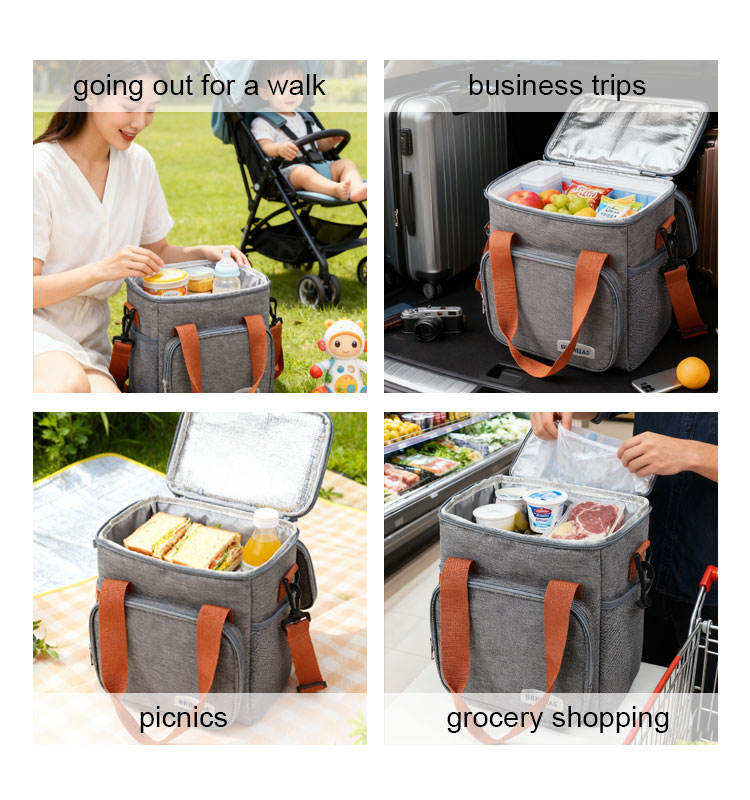 Dual Layer Insulation Leak Proof Cold Bag for Picnic Camping Outdoor Recreation Ready for Delivery
