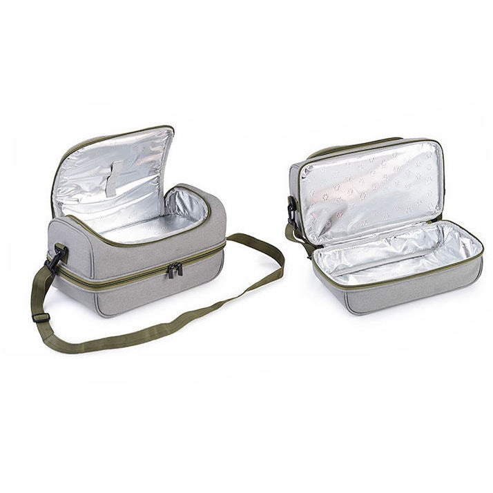 Portable Picnic Insulation Bag Custom Logo Cooler Lunch Thermo Bag Pouch School Food Storage Bags