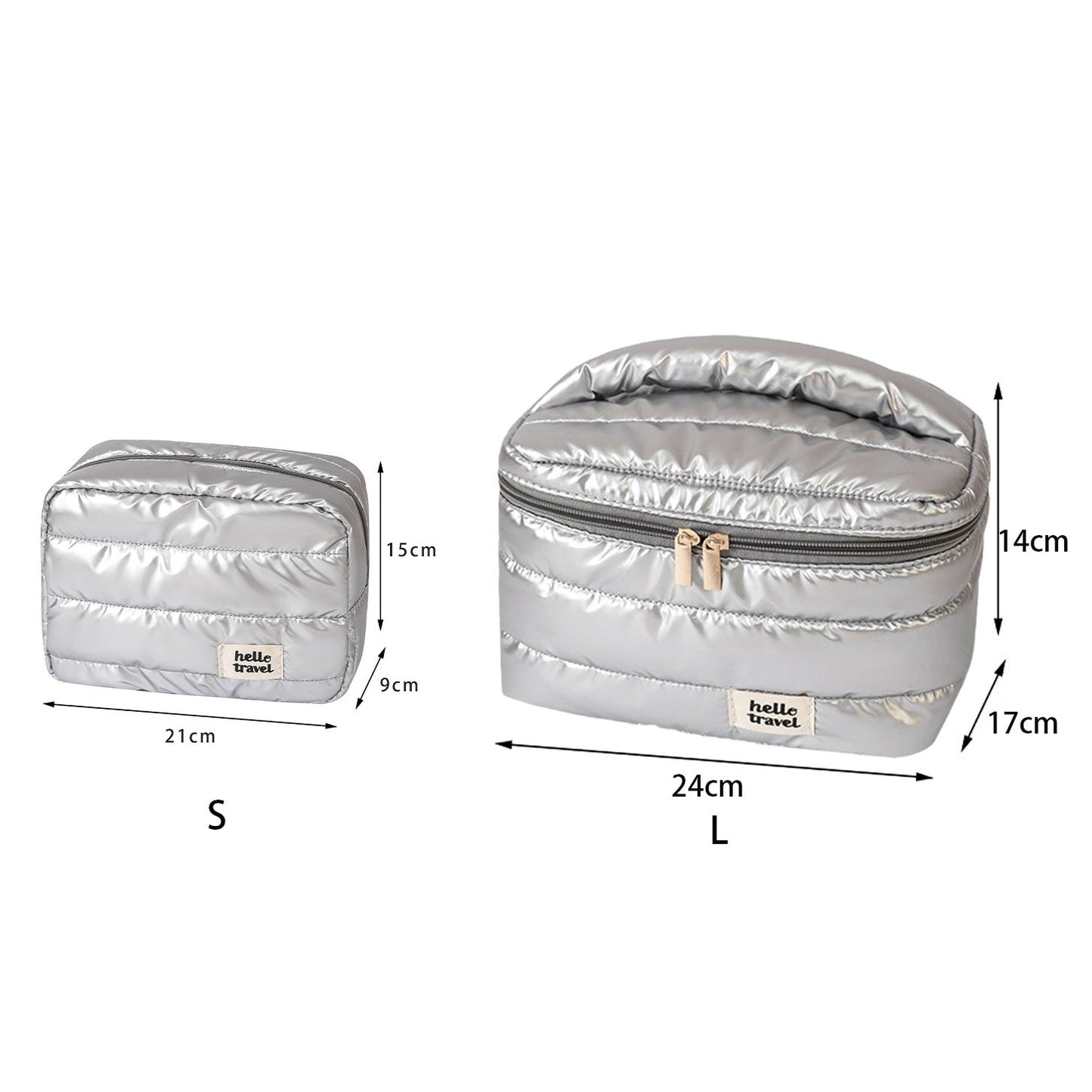 Professional Makeup Bag Supplier Tycoon White Black Cosmetic Storage Pouch Waterproof Toiletry Organizer Bag for Travel