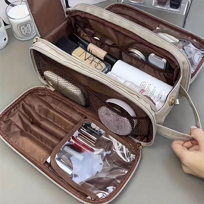 Women Wholesale Ladies Custom Pu Make up Pouch Cosmetic Bags Travel Makeup Bag