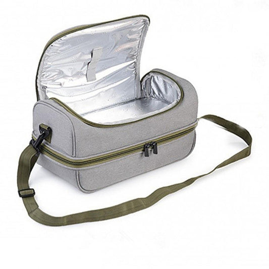 Portable Picnic Insulation Bag Custom Logo Cooler Lunch Thermo Bag Pouch School Food Storage Bags