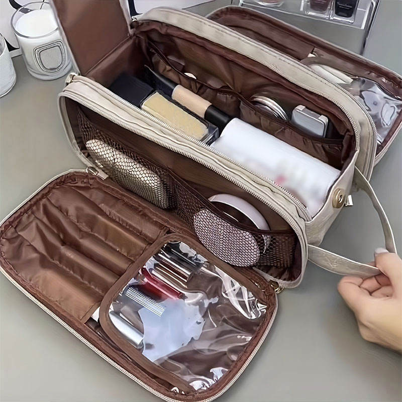 Women Wholesale Ladies Custom Pu Make up Pouch Cosmetic Bags Travel Makeup Bag
